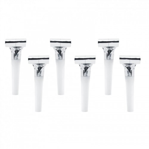 Cornetas Prateado Metálico